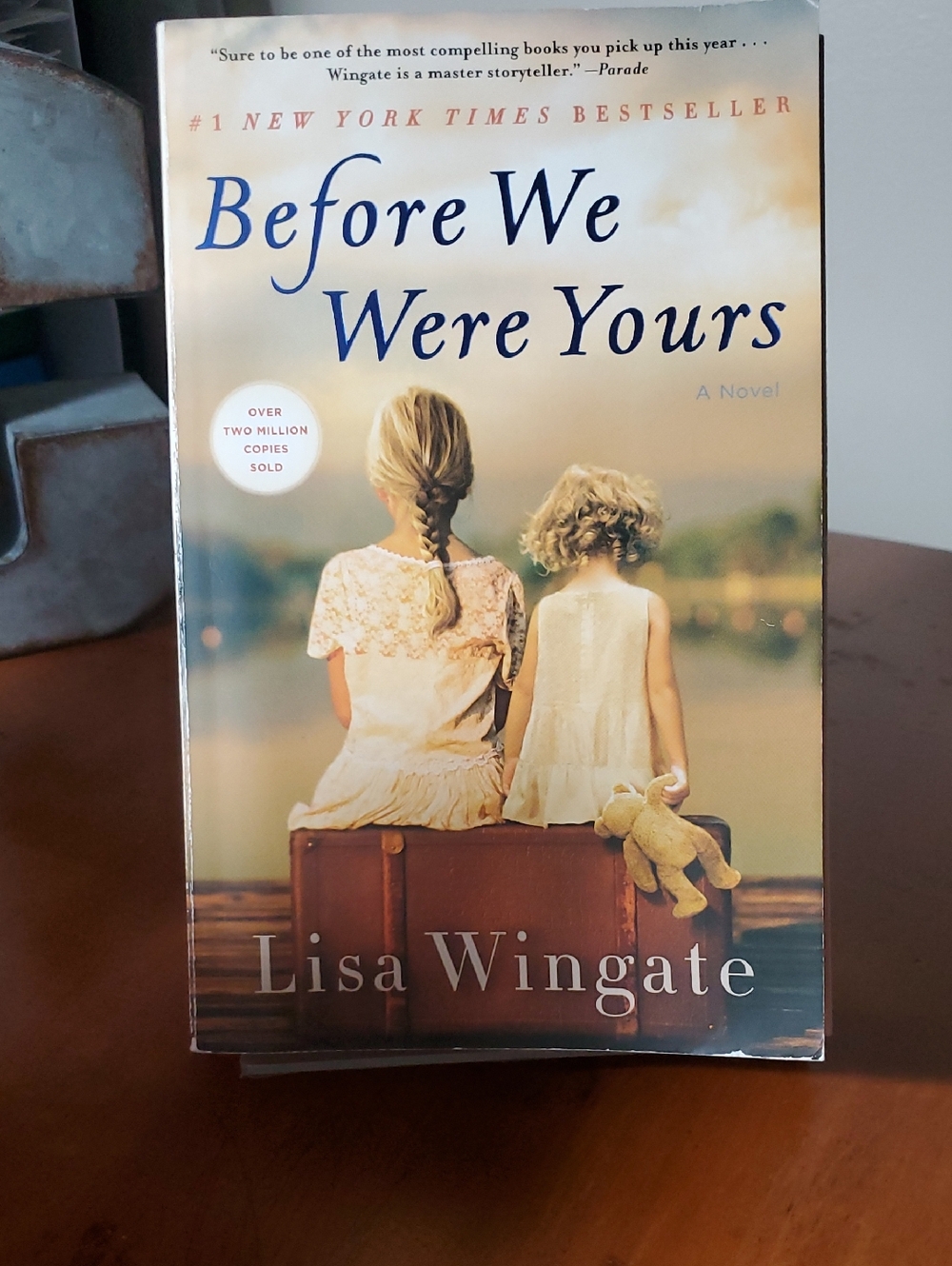 Before We Were Yours by Lisa Wingate - Paperback Novel (Beige & Blue Cover) (11)